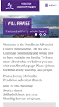 Mobile Screenshot of pendletonadventist.org